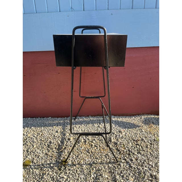 Mid 20th Century Metal Telephone Stand With Bench - Set of 2 For Sale In Cleveland - Image 6 of 10