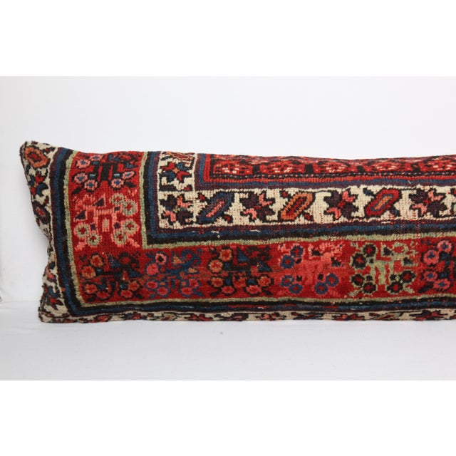 Antique Tribal Handmade Decorative Rug Pillow Cover -16'' X 48'' For Sale - Image 11 of 13