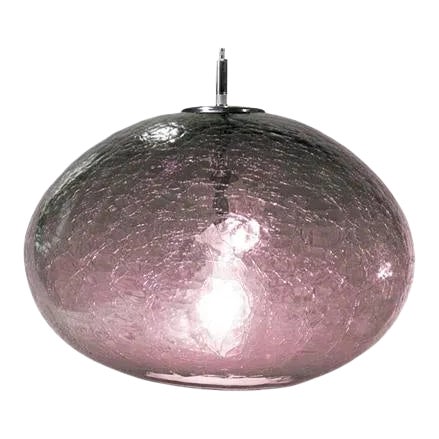 Orbit Pendant Light from the Boa Lantern Collection in Amethyst For Sale