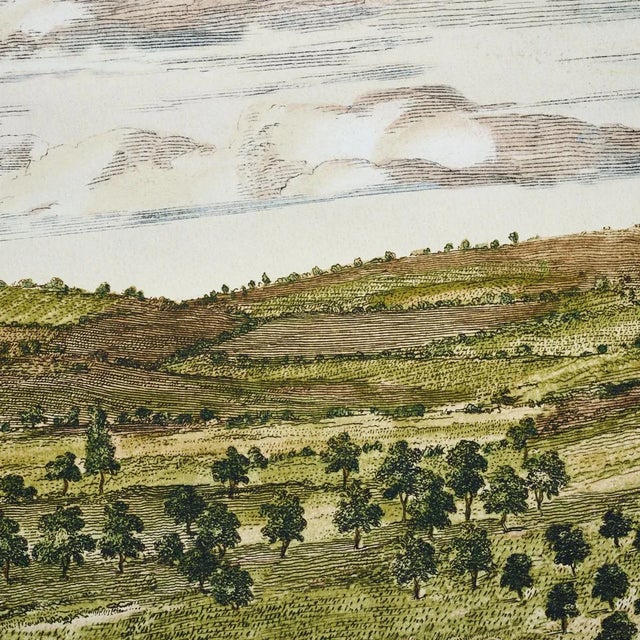 Contemporary Schumacher X Johnson Hartig Mr. Darcy's 3 Panel Set In Pemberly Green For Sale - Image 3 of 6