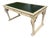 Dennis & Leen Regency Style Painted Leather Top Writing Table Desk For Sale