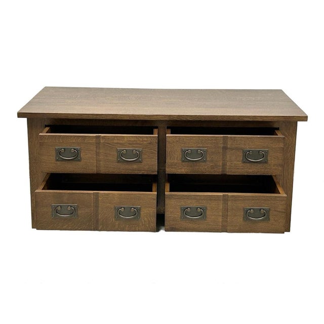 Mission 8 Drawer Coffee Table - Michaels Cherry For Sale - Image 14 of 17