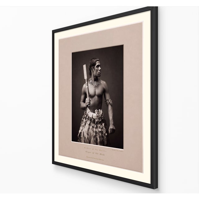 Atelier Aria Lumae Burton Brothers Samoa Portrait 1899 Restored Fine Art Gallery Board Print 20 X 24 on Archival Museum Grade Hahnemuhle Baryta Paper For Sale - Image 13 of 17