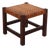 Antique Stickley Arts & Crafts Mission Oak Splint Weave Footstool C1920 For Sale