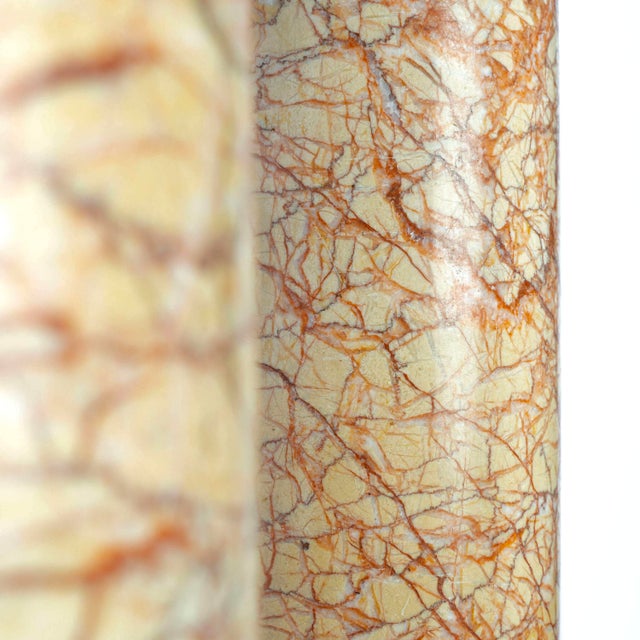 Antique Italian Marble Columns, Set of 2 For Sale - Image 4 of 6