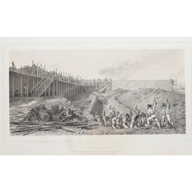 Battle Scene - Original Lithograph by Auguste Raffet - 1859 1859 For Sale - Image 3 of 3