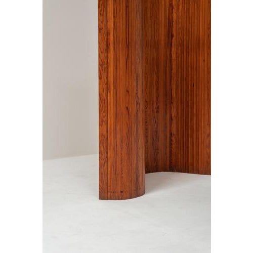 French Sculptural Wooden Room Divider, 1970s For Sale - Image 11 of 14