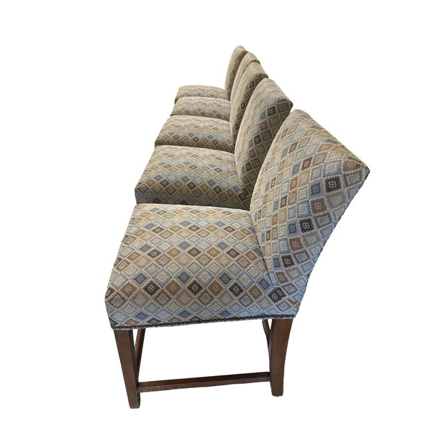 Ethan Allen Upholstered Dining Chairs – Set of 5 – Artisan Crafted For Sale - Image 6 of 12