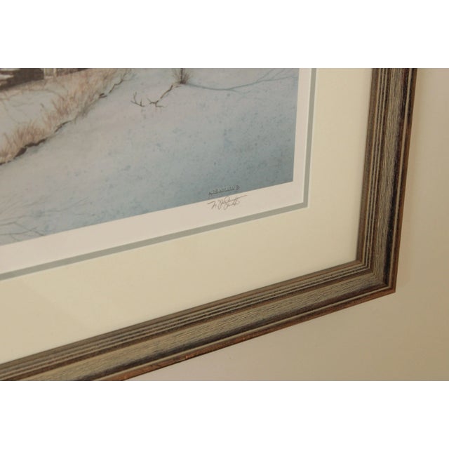 Gray Vintage 'Starry Night' John Chad House Lithograph Print By Nicholas Santoleri For Sale - Image 8 of 13