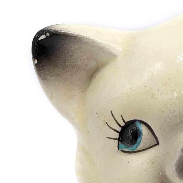 Small Mid Century Siamese Cat Figurine For Sale - Image 4 of 12