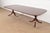 Councill Furniture Georgian Banded Mahogany Double Pedestal Extension Dining Table, Newly Refinished For Sale - Image 14 of 14