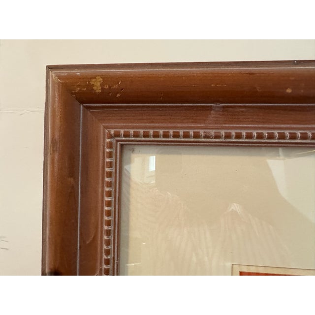 Mid 20th Century René Lenis Signed Color Print Still Life With Lilies, Framed For Sale - Image 4 of 5