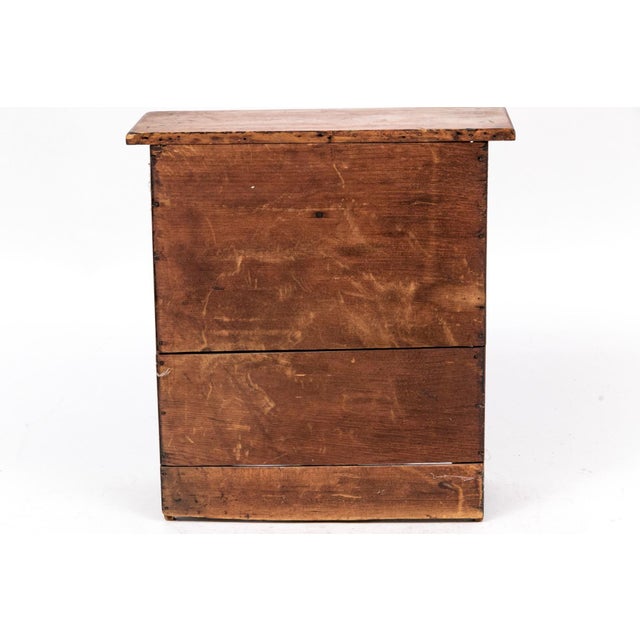 Antique Salesman Sample Chest of Drawers For Sale - Image 4 of 7