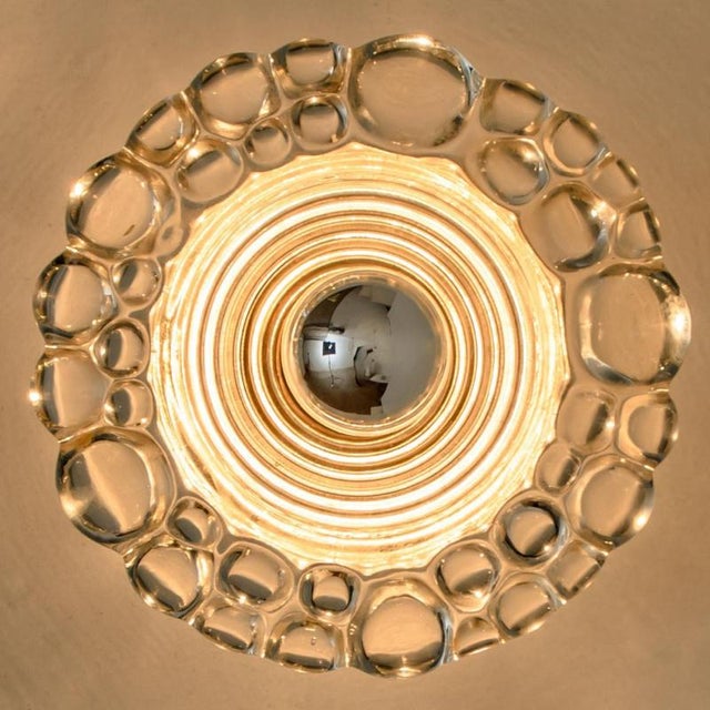 Several Glass and Chrome Plated Wall Lamp from Hillebrand, 1960s For Sale - Image 3 of 16