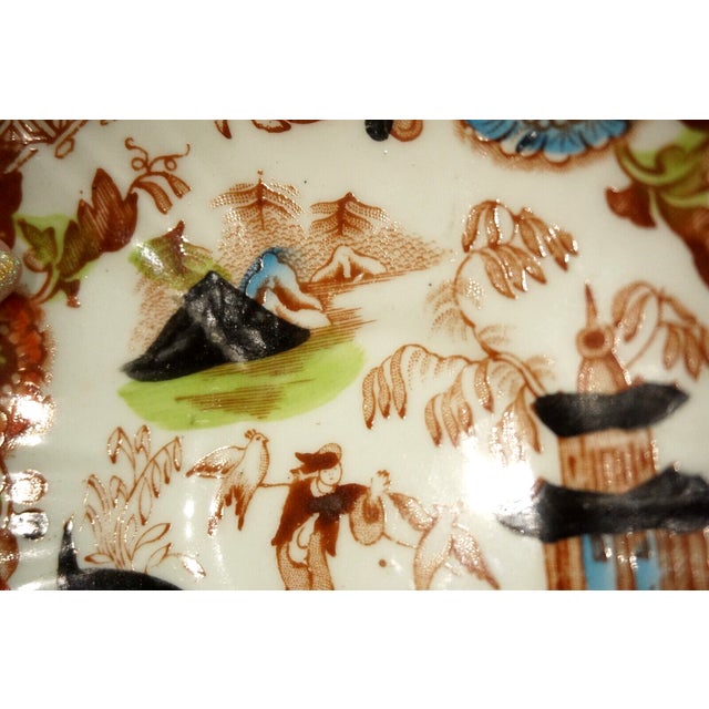 Hand-Painted Porcelain Cup and Saucers from Worcester Imari, England, 18th Century, Set of 3 For Sale - Image 11 of 18