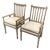 Matthew Izzo Collection Barnaby French Country Pine Wood Armchairs, Pair For Sale