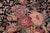 Elegant Botanical Akbar Pak-Persian Black/Black Wool Rug - 9'2'' X 12'5'' For Sale In New York - Image 6 of 9
