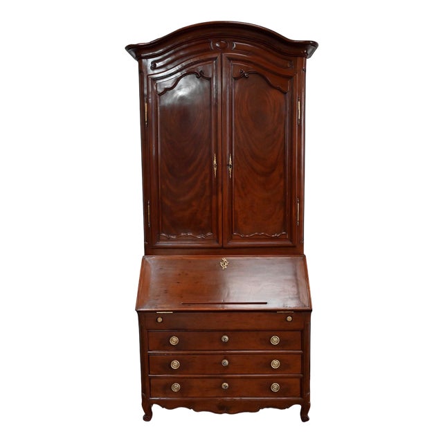Scriban Buffet in Mahogany from Port Nantais, 1750s For Sale