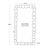 Contemporary Ember Metal Disc Rectangle Mirror For Sale - Image 3 of 4