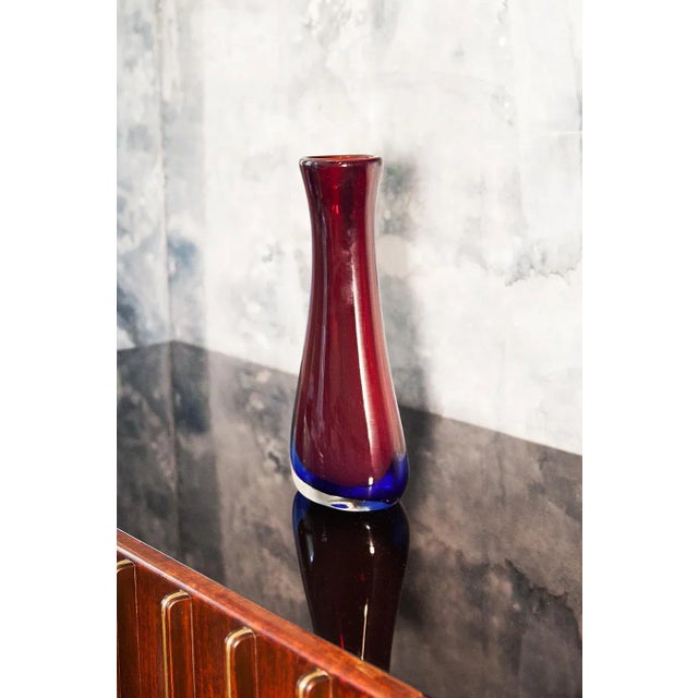 Mid-Century Modern Vase by Mario Pinzoni for Seguso, Italy, 1968 For Sale - Image 3 of 10