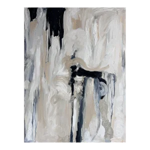 "Found My Way" Contemporary Art Monochromatic Original Abstract Expressionist Oil Painting by Monica Shulman