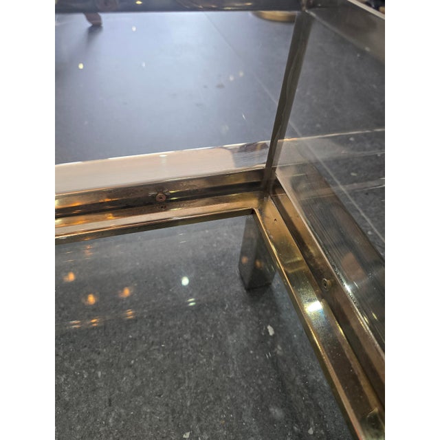 Coffee Table with Sliding Top in Chrome and Glass, 1970s For Sale - Image 16 of 18