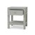 Pair of Pale Blue Wash Raffia Wrapped Nightstands For Sale - Image 11 of 12