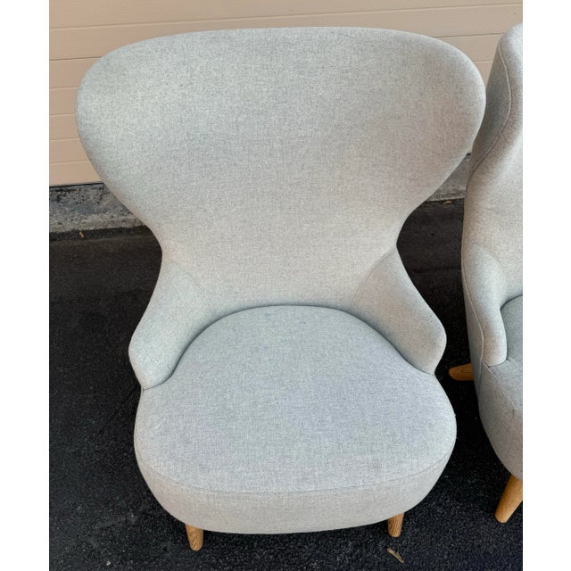 Tom Dixon for George Smith Micro Wingback Chairs For Sale In New York - Image 6 of 12