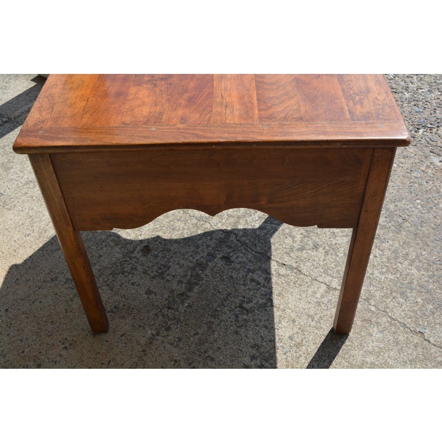 1970s Pair of Bob Timberlake Lexington Cherry Wood Side / End Tables W/ Drawers For Sale - Image 14 of 18