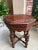 Petite Antique French Octagon Center Side Table Renaissance Carved Oak For Sale In Dallas - Image 6 of 12