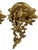 1940s Pair of Italian Baroque Gilt Wood Wall Shelves For Sale - Image 4 of 8