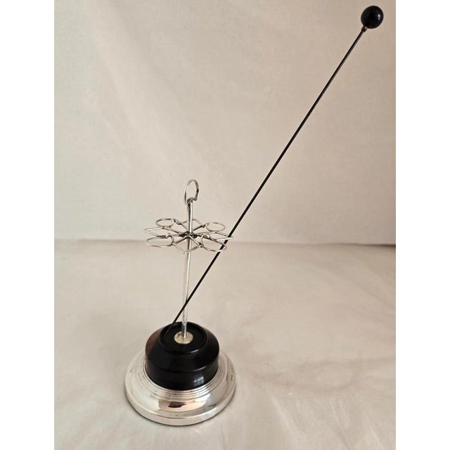 Antique Edwardian Sterling Silver Hat Pin Stand from S. Blanckensee, Sheffield, 1908 For Sale - Image 13 of 17