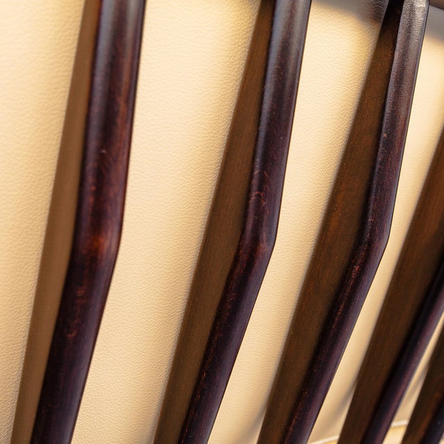 1960s Restored Ib Kofod-Larsen for Selig Danish Modern Sculptural "Blade" Lounge Chairs in Leather For Sale - Image 10 of 18