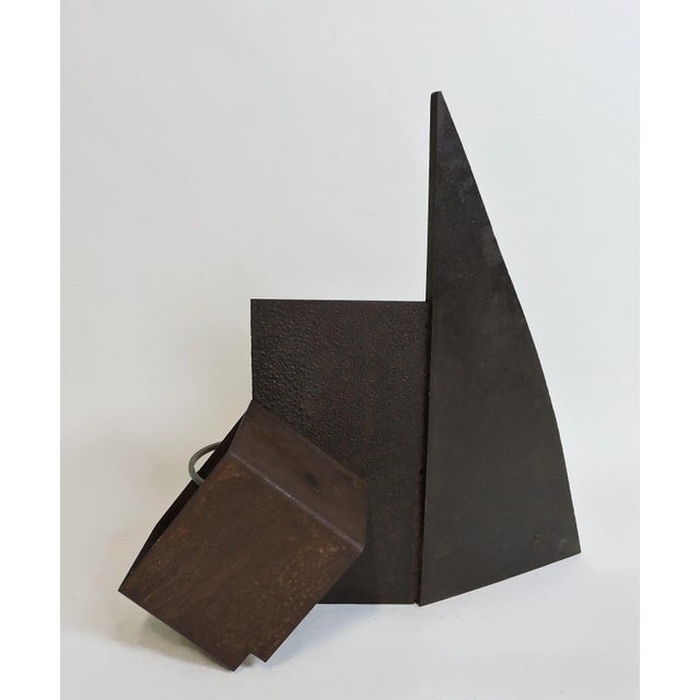 Contemporary Abstract Welded Steel "Assemblage Iv" Sculpture by David Tothero For Sale - Image 3 of 11