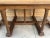 Brown Antique Spanish Carved Church Table or Altar with Wood Stretchers For Sale - Image 8 of 14