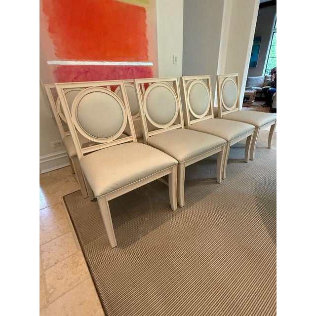 Set of 8 Bernhardt Salon Dining Chairs For Sale - Image 10 of 10