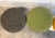 Set of 4 Saarinen Tulip Stools, all swivel 360 degrees. Original upholstery All 4 stools have the "BR 51" attribution mark...