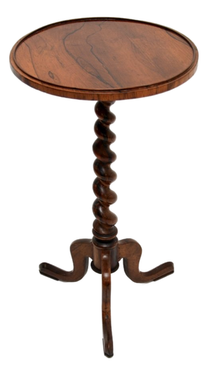 Victorian Barley Twist Side Table, 1840s