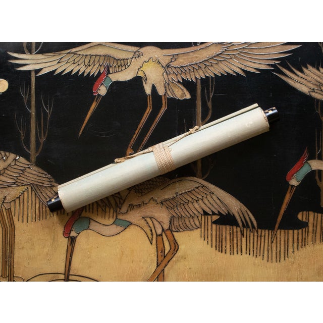 "Kimono Beauty" by Kojo, Japanese Silk Scroll Painting For Sale - Image 16 of 18