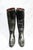 Black Fantastic Horse Riding English Antique Black Leather Boots Peal & Co. Wood Trees Home Decor Prop Country Equestrian For Sale - Image 8 of 16