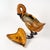 Fine Vintage Woven Wicker Goose Basket With Removable Wooden Wing Topper For Sale - Image 11 of 17