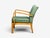 Wood Swedish Modern, Lounge Chairs, Hardwood, Fabric, Sweden, 1940s For Sale - Image 7 of 11