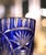 Glass Mid-Century Czech Cobalt Cut-to-Clear Crystal Vase For Sale - Image 7 of 9