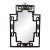 Antique Chinese Wall Mirror For Sale