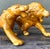 Mid 20th Century Vintage Boho Glazed Ceramic Lions - Set of 2 For Sale - Image 5 of 7