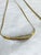 Vintage 1980s Italian Gold Two-Tone Herringbone Collar Necklace For Sale - Image 12 of 17