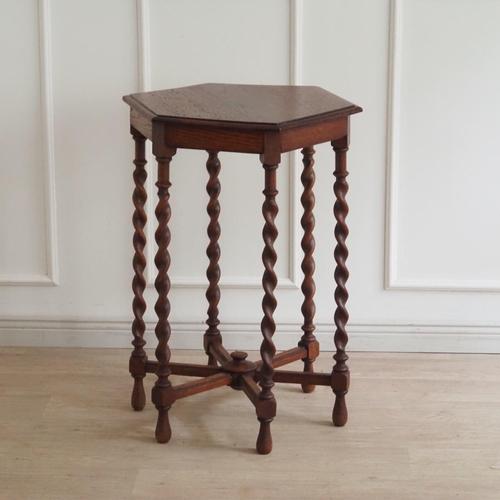 Antique Baroque Style Side Table with Twisted Columns, 1890 For Sale - Image 14 of 14