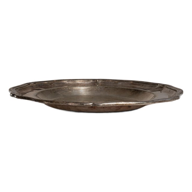 Early 20th Century France Silver Platter For Sale