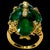 7.5 Carat Natural 4 Oval Cut Emerald & Diamond Flower Ring 18 Karat Yellow Gold, Size 3.75 For Sale - Image 18 of 18