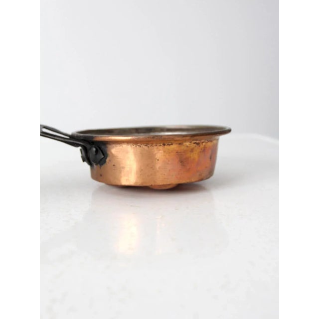 Antique Copper Escargot Pan For Sale - Image 6 of 10